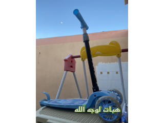 مرجيحة اطفال + سكوتر اطفال