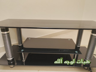 طاولة تلفزيون زجاجية