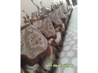 كنب مجلس مكون من 22قطعه لوجه الله