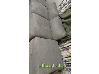 كنب رمادي ٦ قطع