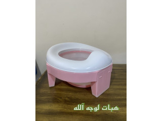 شنطة تنظيم اغراض المواليد ، كرسي تعليم الحمام للاطفال